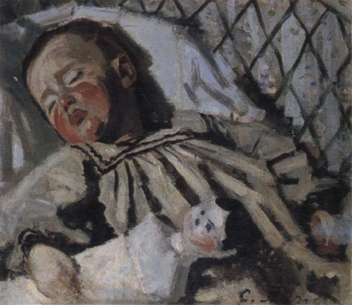 Claude Monet Jean Monet Sleeping France oil painting art